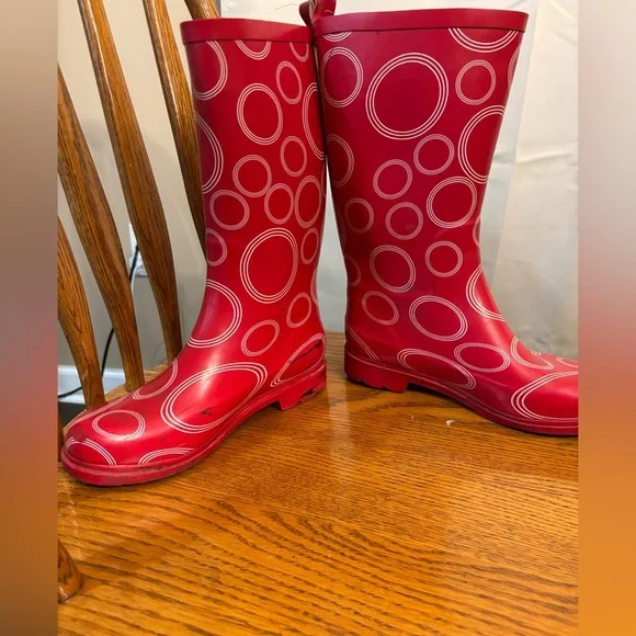 Women’s size 7 Osu Campus gear rain boots - Picture 2 of 5